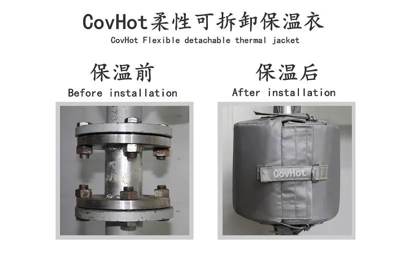 COVHOT?柔性可拆卸式<a href=http://www.changshaqimei.com.cn/e/tags/?tagname=%E4%BF%9D%E6%B8%A9%E8%A1%A3 target=_blank class=infotextkey>保溫衣</a>,蒸汽系統(tǒng)節(jié)能,節(jié)能保溫